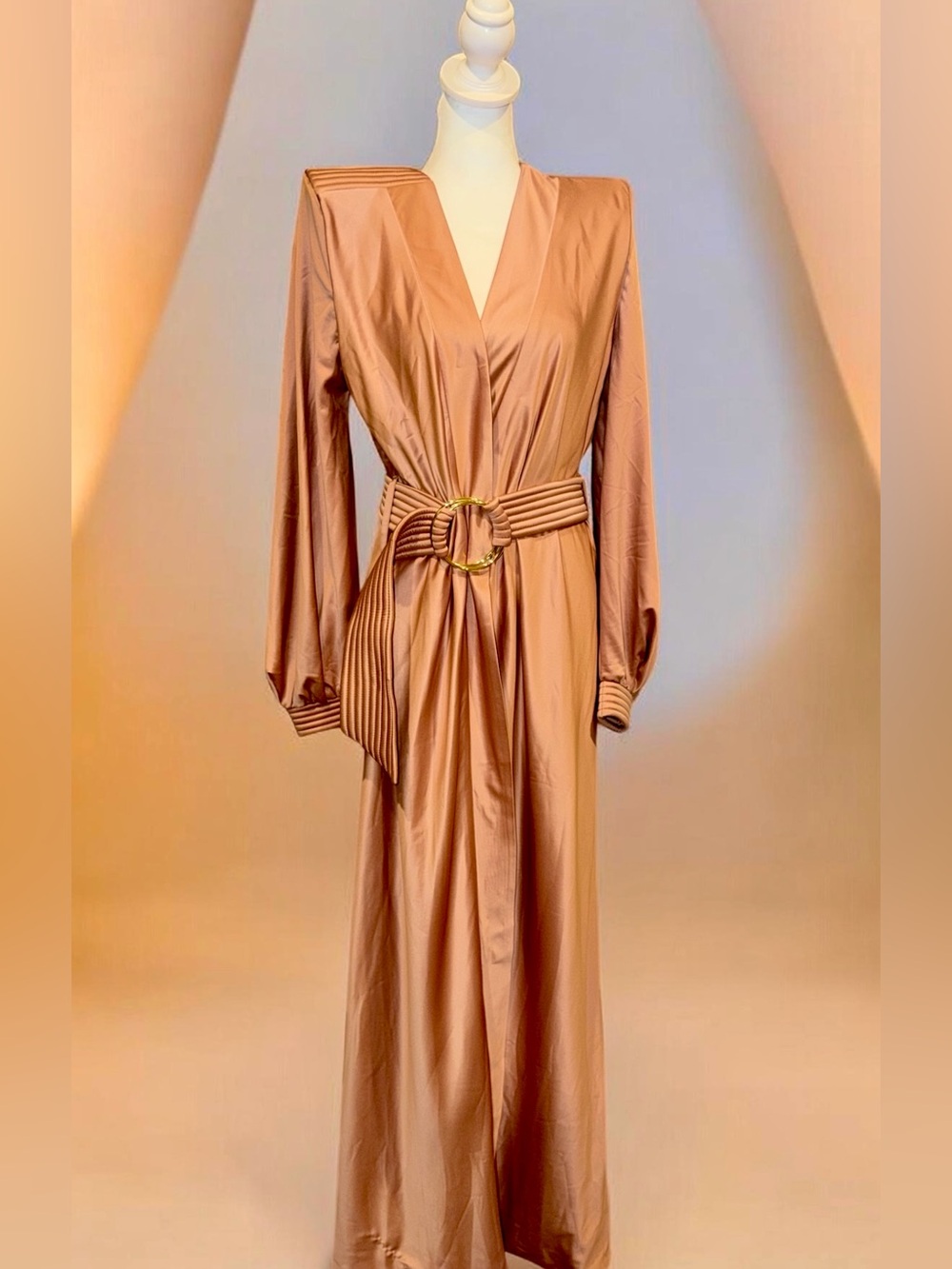 Zhivago Cala Conta Satin Robe Gown